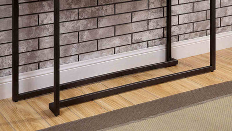 Izar White/Gun Metal Coffee Table from Furniture of America - Luna Furniture