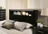 Carlie Black 5-Piece Queen Bedroom Set from Furniture of America - Luna Furniture