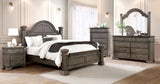 Pamphilos Gray King Bed from Furniture of America - Luna Furniture