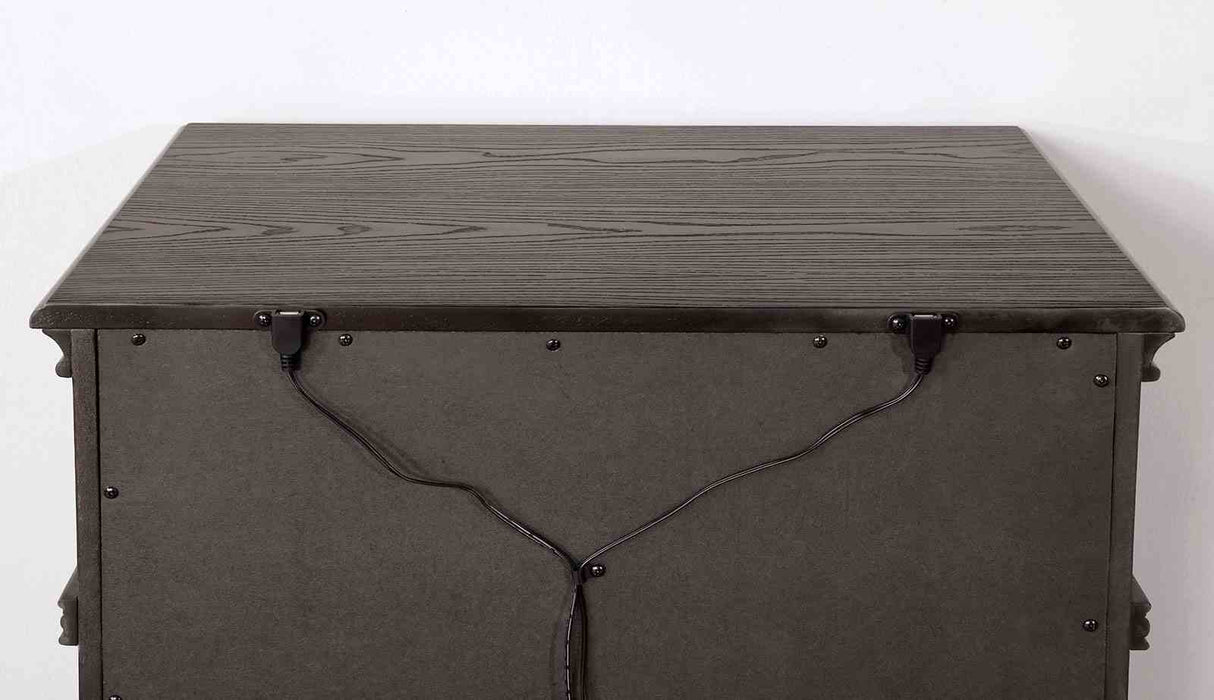Pamphilos Gray King Bed from Furniture of America - Luna Furniture