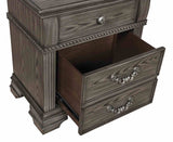 Pamphilos Gray King Bed from Furniture of America - Luna Furniture