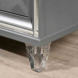 Emmeline Silver Night Stand from Furniture of America - Luna Furniture