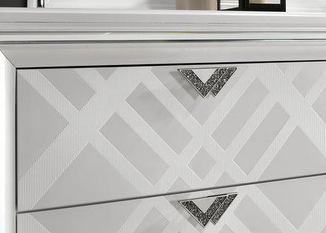 Emmeline White Chest from Furniture of America - Luna Furniture