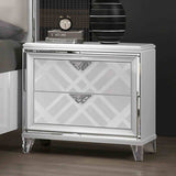 Emmeline White 5-Piece Queen Bedroom Set from Furniture of America - Luna Furniture