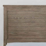 Vevey Wire-Brushed Warm Gray Full Bed from Furniture of America - Luna Furniture