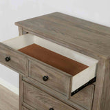 Vevey Wire-Brushed Warm Gray Full Bed from Furniture of America - Luna Furniture