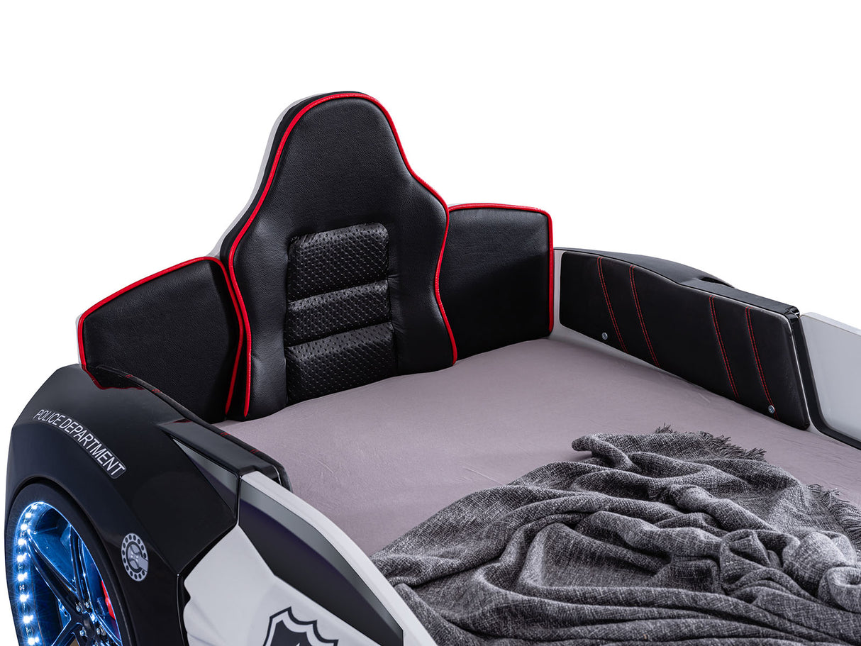 Patrolene Black/White Bed from Furniture of America - Luna Furniture