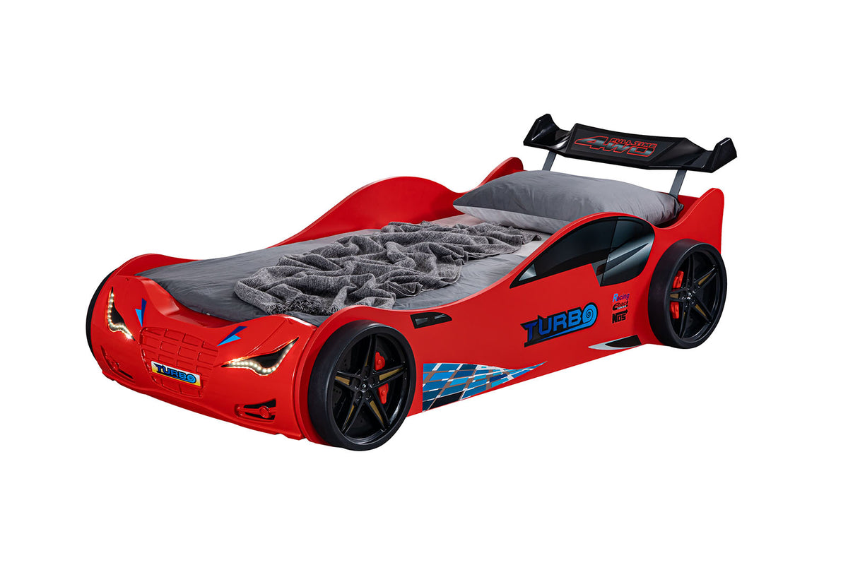 Roadstar Red Car Bed from Furniture of America - Luna Furniture