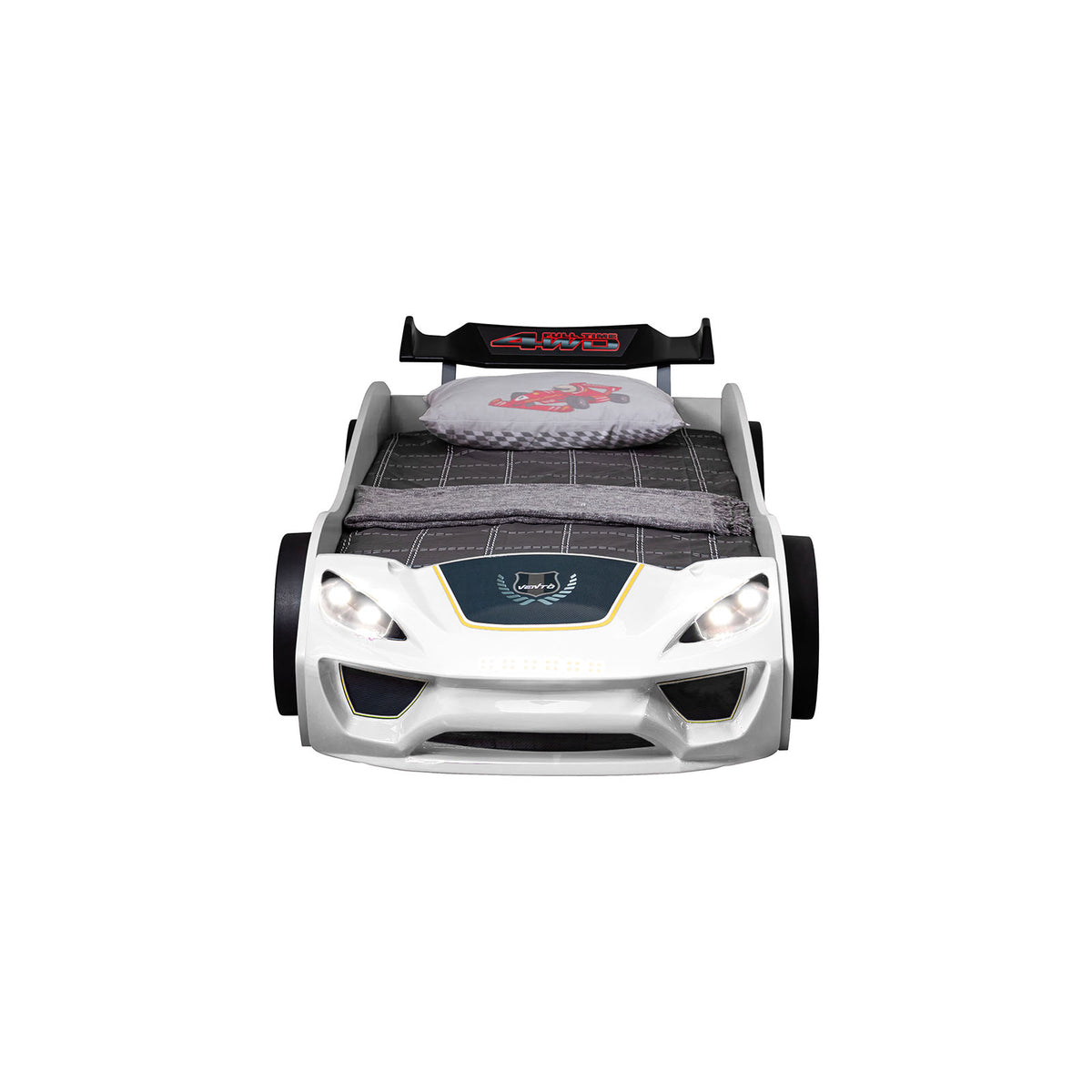 Pacefinder White Car Bed from Furniture of America - Luna Furniture