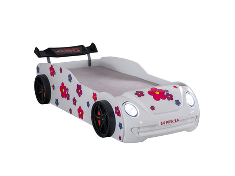 Jourley White Car Bed from Furniture of America - Luna Furniture