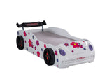 Jourley White Car Bed from Furniture of America - Luna Furniture