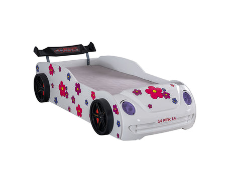 Jourley White Car Bed from Furniture of America - Luna Furniture