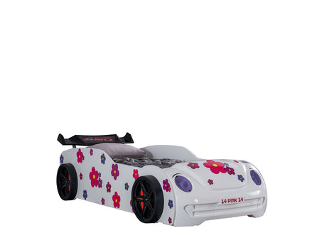 Jourley White Car Bed from Furniture of America - Luna Furniture