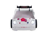 Jourley White Car Bed from Furniture of America - Luna Furniture