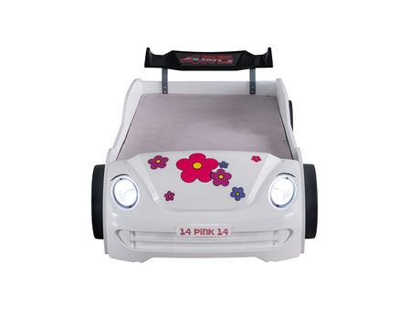Jourley White Car Bed from Furniture of America - Luna Furniture