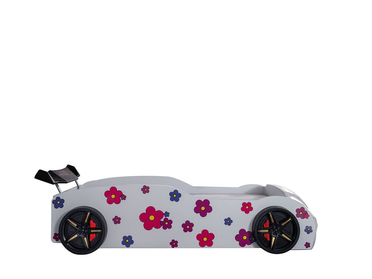 Jourley White Car Bed from Furniture of America - Luna Furniture