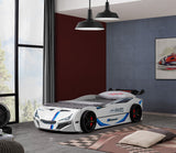 Tracklite White Car Bed from Furniture of America - Luna Furniture