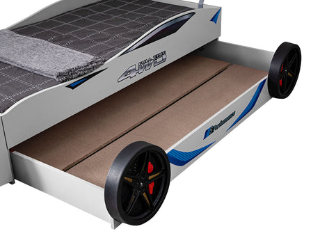 Tracklite White Car Bed from Furniture of America - Luna Furniture