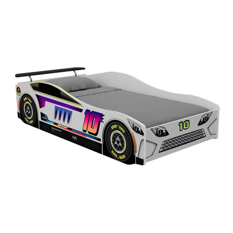 Karsten White Car Bed from Furniture of America - Luna Furniture