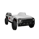 Overlander Black/White Car Bed from Furniture of America - Luna Furniture