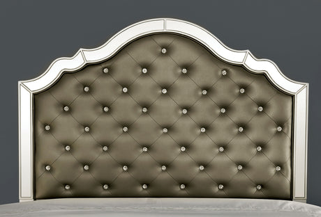 Eliora Silver California King Bed from Furniture of America - Luna Furniture