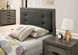 Roanne Gray/Charcoal Full Bed from Furniture of America - Luna Furniture