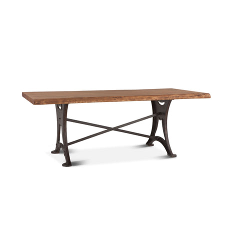 Organic Forge 80" Dining Table in Raw Walnut from Home Trends & Design - Luna Furniture