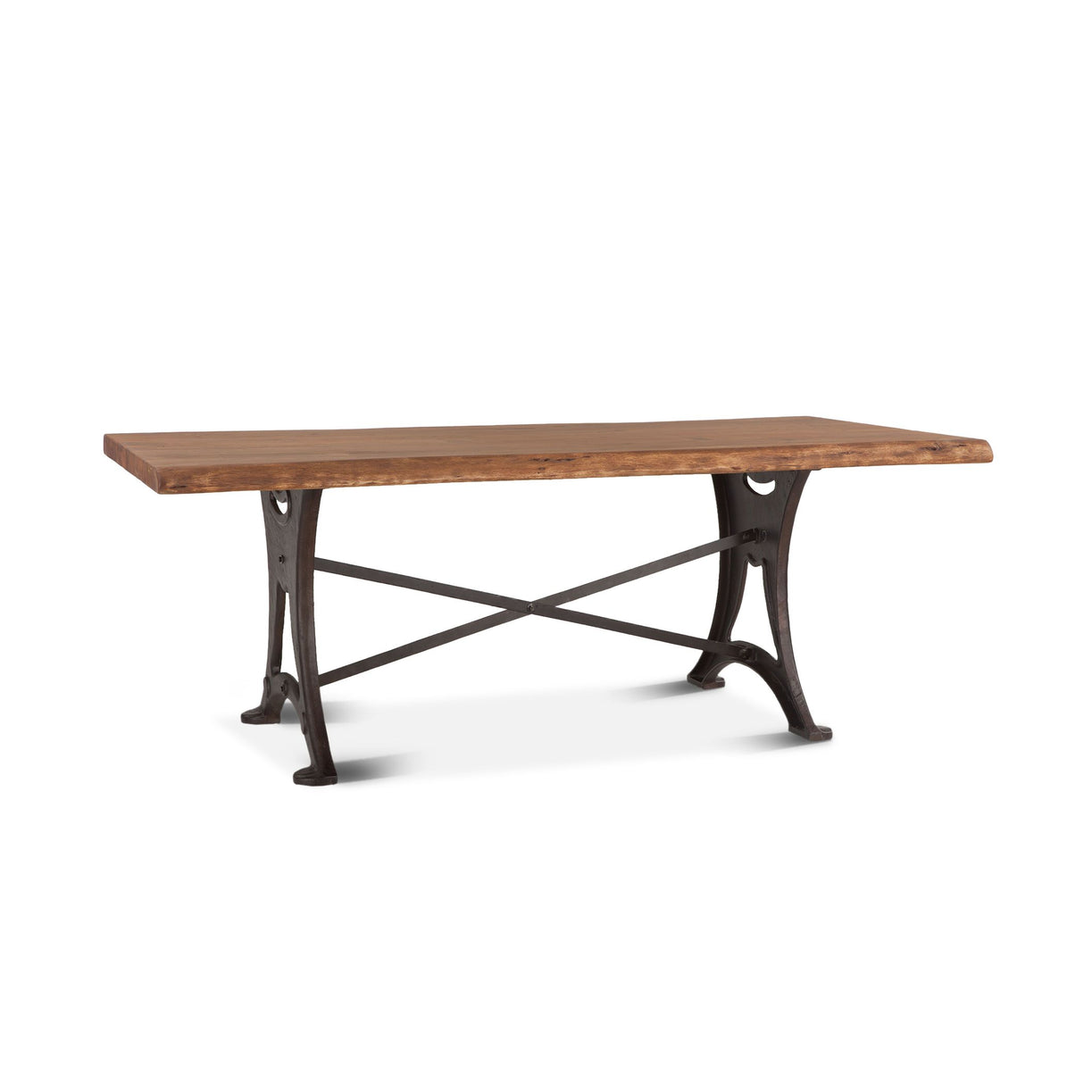 Organic Forge 72" Dining Table in Raw Walnut from Home Trends & Design - Luna Furniture