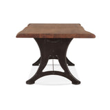 Organic Forge 80" Dining Table in Raw Walnut from Home Trends & Design - Luna Furniture