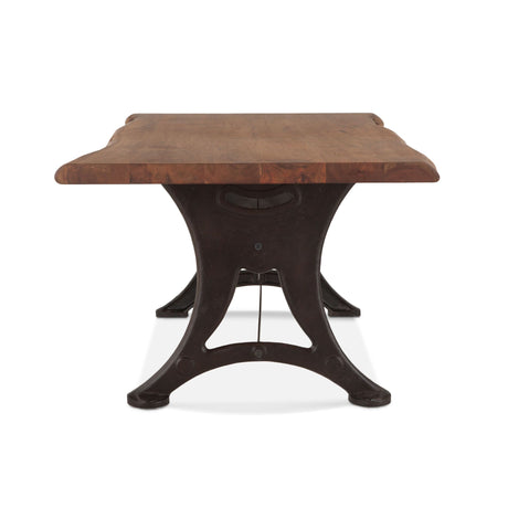 Organic Forge 106" Dining Table in Raw Walnut from Home Trends & Design - Luna Furniture