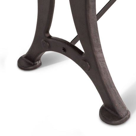 Organic Forge 72" Gathering Table in Raw Walnut from Home Trends & Design - Luna Furniture
