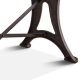 Organic Forge 72" Gathering Table in Raw Walnut from Home Trends & Design - Luna Furniture
