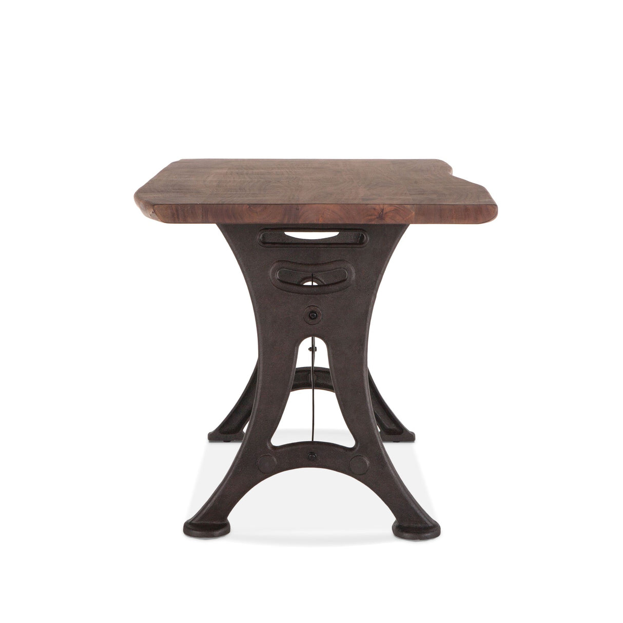 Organic Forge 72" Gathering Table in Raw Walnut from Home Trends & Design - Luna Furniture