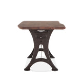 Organic Forge 72" Gathering Table in Raw Walnut from Home Trends & Design - Luna Furniture