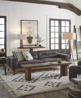 Organic Forge 14" Adjustable Stool in Raw Walnut from Home Trends & Design - Luna Furniture
