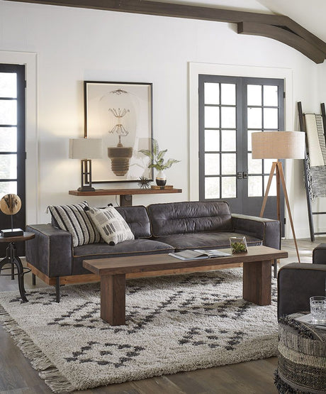 Organic Forge 14" Adjustable Stool in Raw Walnut from Home Trends & Design - Luna Furniture