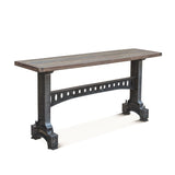 Old Mill 66" Console in Reclaimed Wood from Home Trends & Design - Luna Furniture