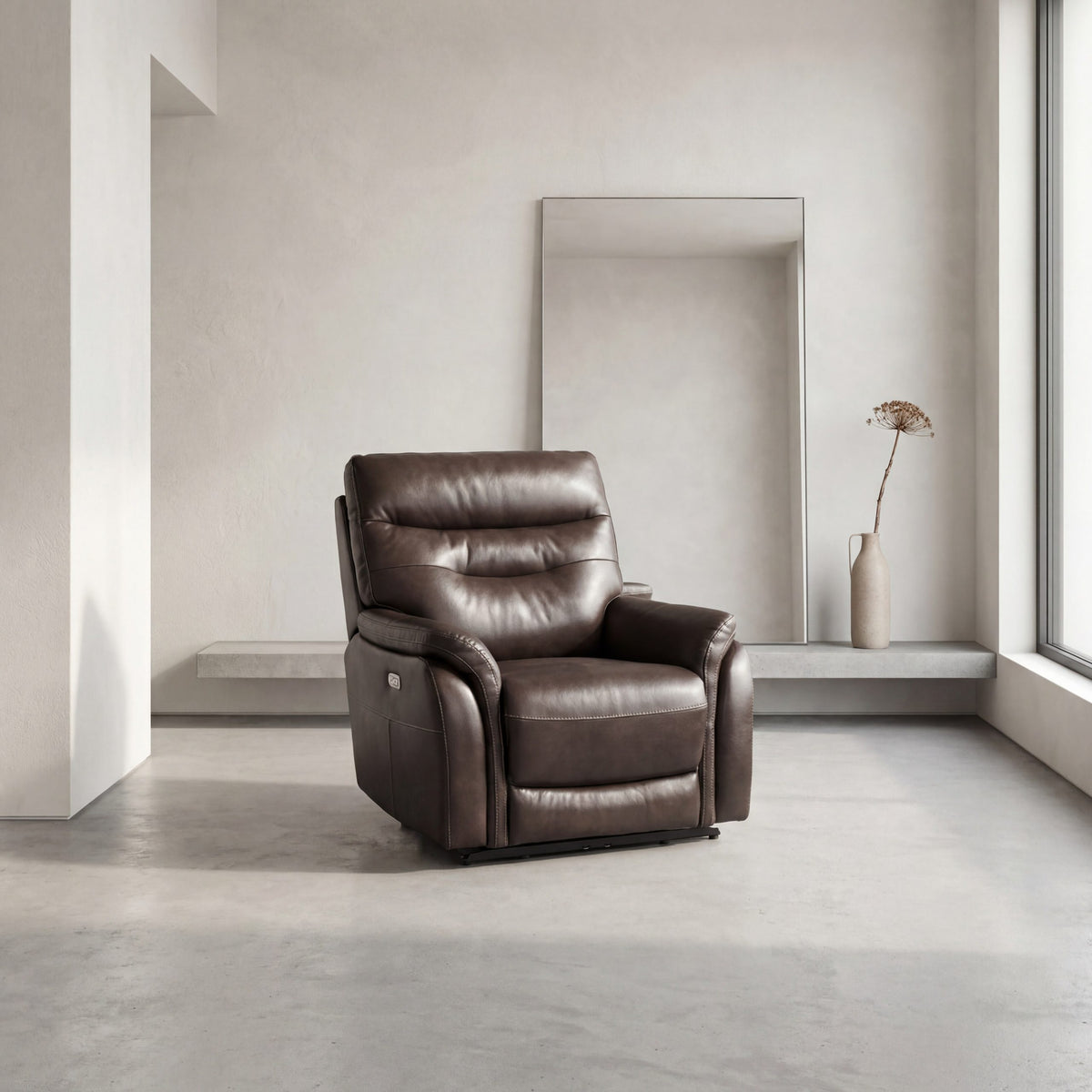 Fortuna Recliner Pwr/Pwr Coffee from Steve Silver - Luna Furniture