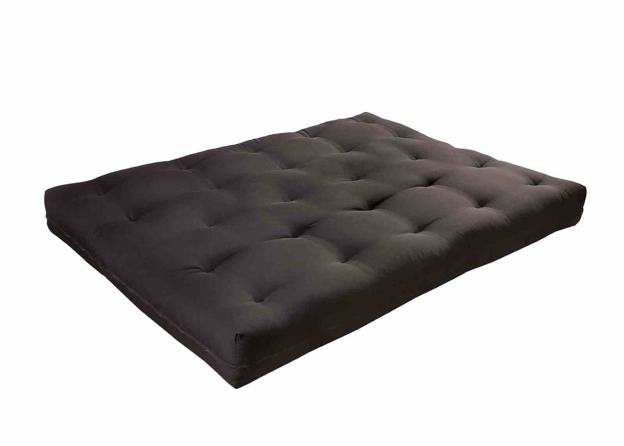 Plosh Black 8" Black Futon Mattress w/ Spring from Furniture of America - Luna Furniture