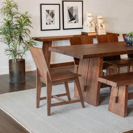 Piedmont 79" Bench in Coffee Bean from Home Trends & Design - Luna Furniture