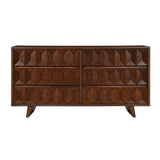 Palermo 70" Dresser in Royal Brown from Home Trends & Design - Luna Furniture