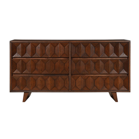 Palermo 70" Dresser in Royal Brown from Home Trends & Design - Luna Furniture