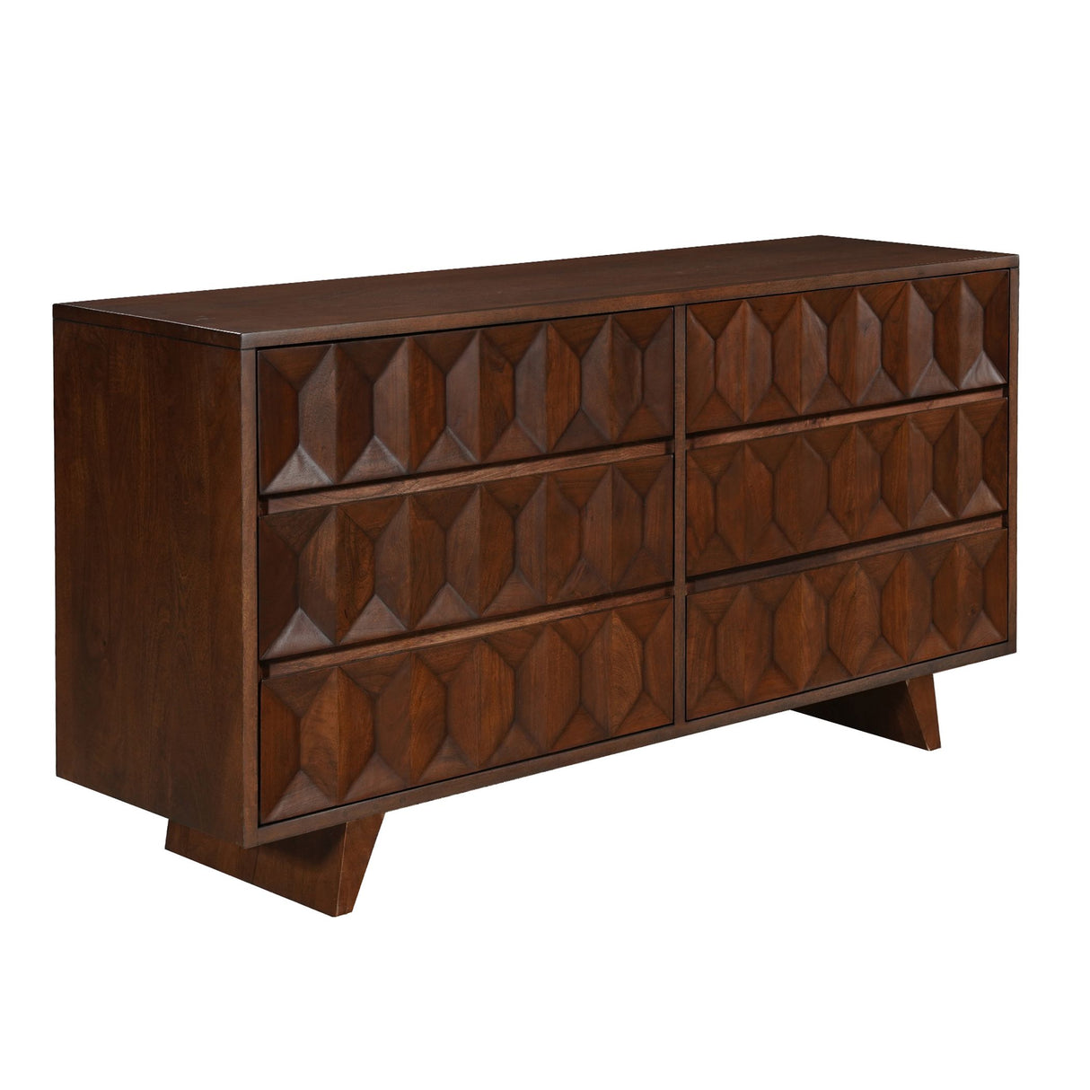 Palermo 70" Dresser in Royal Brown from Home Trends & Design - Luna Furniture