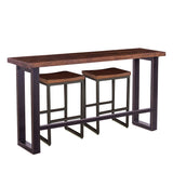 Paso Robles 70" Sofa Back Console Table in Tawny Brown from Home Trends & Design - Luna Furniture