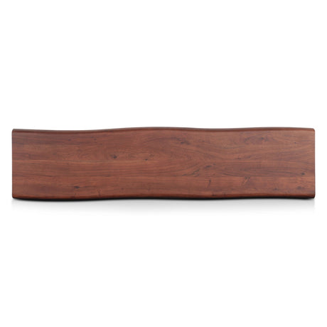 Reed 68" Bench in Light Sequoia with Gunmetal Legs, Set of 2 from Home Trends & Design - Luna Furniture