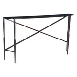 Reno 60" Console Table in Dark Bronze from Home Trends & Design - Luna Furniture