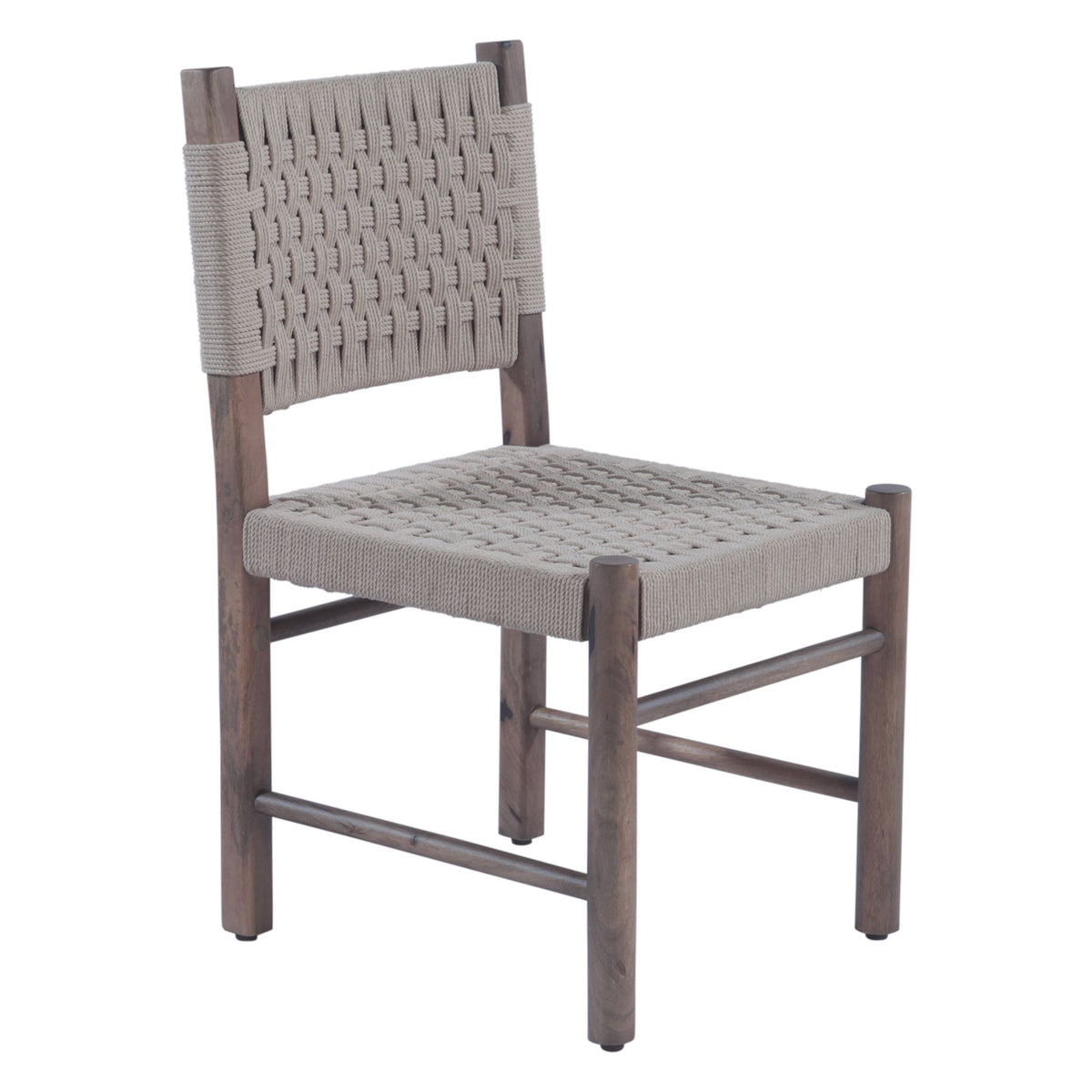 Rio 18" Dining Chair with Rope Seat and Back, Set of 2 from Home Trends & Design - Luna Furniture