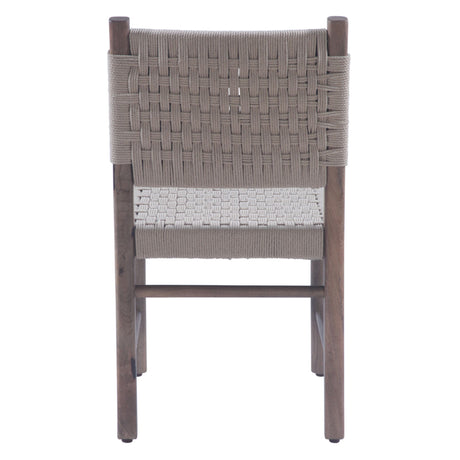 Rio 18" Dining Chair with Rope Seat and Back, Set of 2 from Home Trends & Design - Luna Furniture