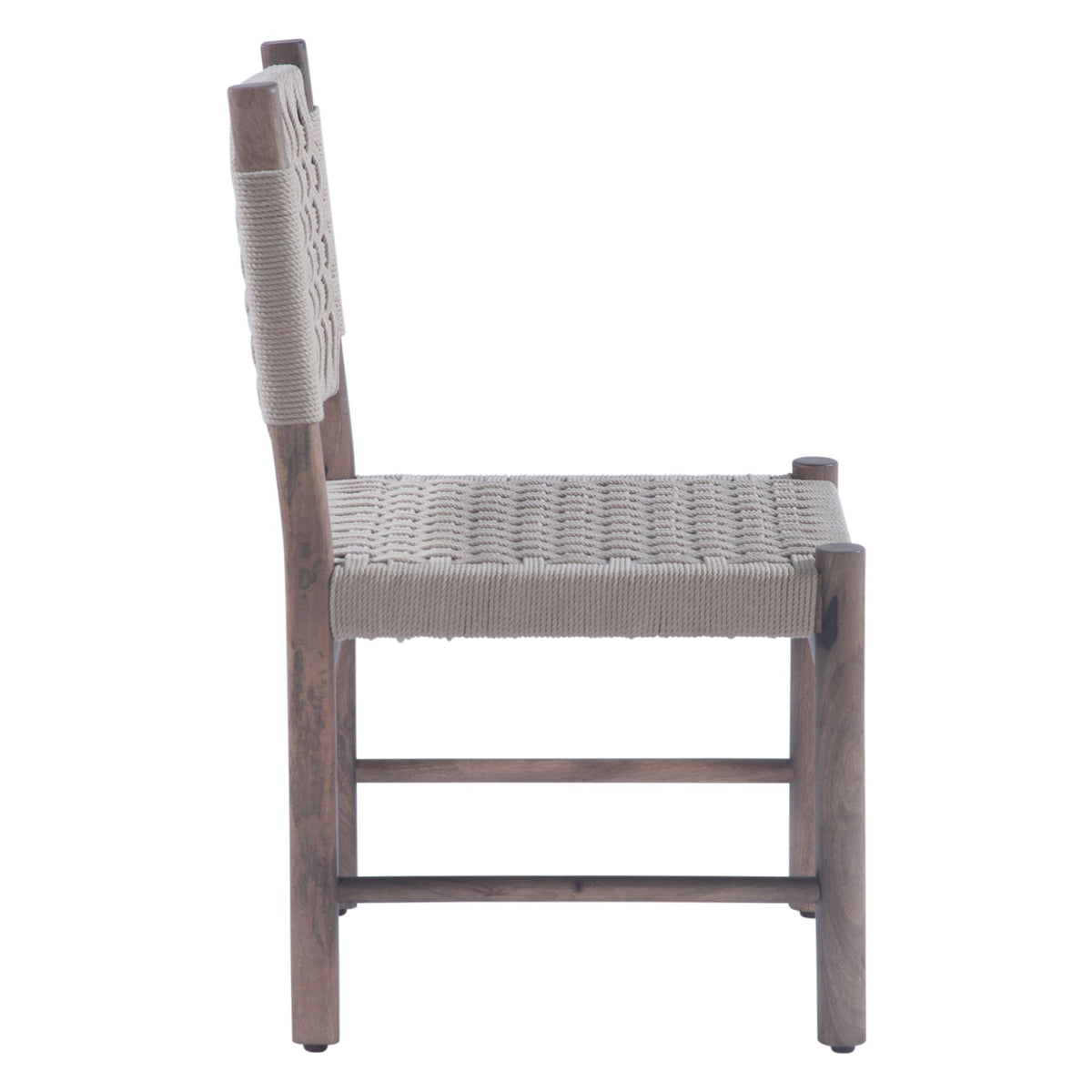 Rio 18" Dining Chair with Rope Seat and Back, Set of 2 from Home Trends & Design - Luna Furniture