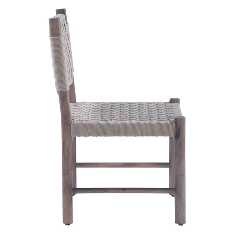Rio 18" Dining Chair with Rope Seat and Back, Set of 2 from Home Trends & Design - Luna Furniture